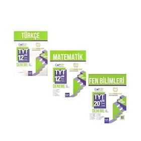 Çap Yayınları - TYT Sayısal Deneme Seti 3 Kitap