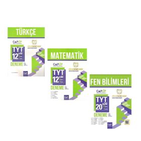 Çap Yayınları - TYT Sayısal Deneme Seti 3 Kitap
