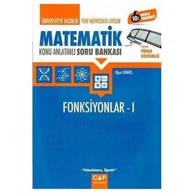 Çap Yayınları Üniversite Hazırlık Matematik Fonksiyonlar - 1 Konu Anlatımlı Soru Bankası