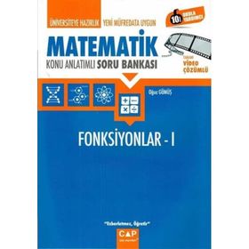 Çap Yayınları Üniversite Hazırlık Matematik Fonksiyonlar - 1 Konu Anlatımlı Soru Bankası