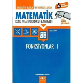 Çap Yayınları Üniversite Hazırlık Matematik Fonksiyonlar - 1 Konu Anlatımlı Soru Bankası