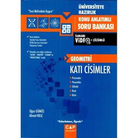 Çap Yayınları Üniversiteye Hazırlık Geometri Katı Cisimler