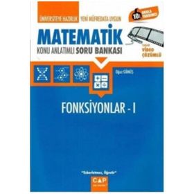 Çap Yayınları Üniversiteye Hazırlık Matematik Fonksiyonlar 1 Konu Anlatımlı