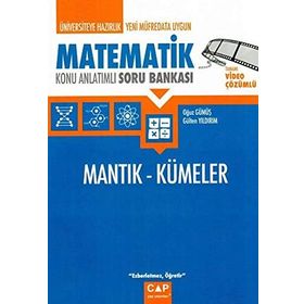 Çap Yayınları Üniversiteye Hazırlık Matematik Mantık Kümeler Konu Anlatımlı Soru Bankası