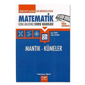 Çap Yayınları Üniversiteye Hazırlık Matematik Mantık Kümeler Konu Anlatımlı Soru Bankası