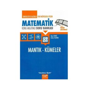 Çap Yayınları Üniversiteye Hazırlık Matematik Mantık Kümeler Konu Anlatımlı Soru Bankası