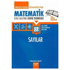 Çap Yayınları Üniversiteye Hazırlık Matematik Sayılar Konu Anlatımlı