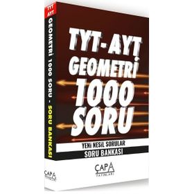 Çapa 2021 YKS TYT AYT Geometri Soru Bankası 1000 Soru