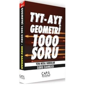 Çapa 2021 YKS TYT AYT Geometri Soru Bankası 1000 Soru