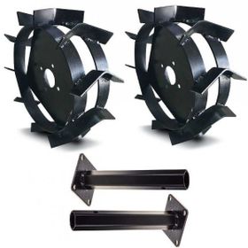 Çapa Makinaları 400x8-32 mm Demir Teker ve Aks Takımı