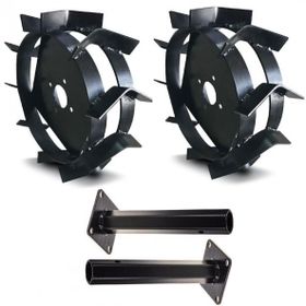 Çapa Makinaları 400x8-32 mm Demir Teker ve Aks Takımı
