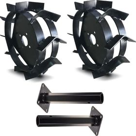 Çapa Makinaları 400x8-32 mm Demir Teker ve Aks Takımı
