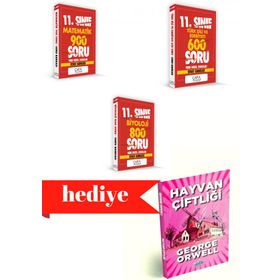 Çapa Yayınları 11. Sınıf Matematik Biyoloji Edebiyat Soru Bankası Seti