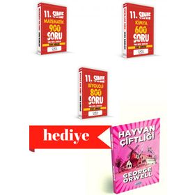 Çapa Yayınları 11.Sınıf Matematik Biyoloji Kimya Soru Bankası Seti