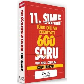 Çapa Yayınları 11. Sınıf Türk Dili ve Edebiyatı Soru Bankası