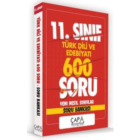 Çapa Yayınları 11. Sınıf Türk Dili ve Edebiyatı Soru Bankası