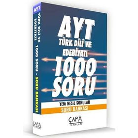 Çapa Yayınları AYT Türk Dili ve Edebiyatı Soru Bankası