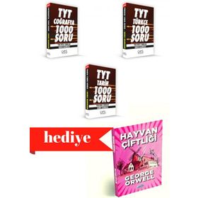 Çapa Yayınları - TYT Türkçe Tarih Coğrafya Soru Seti 3 Kitap