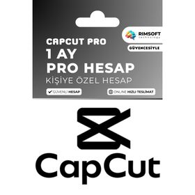 CapCut Pro 1 Aylık Hesap