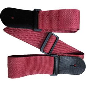 Capella Wine Red Deri Uçlu Gitar Askısı