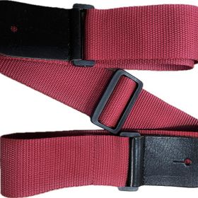 Capella Wine Red Deri Uçlu Gitar Askısı