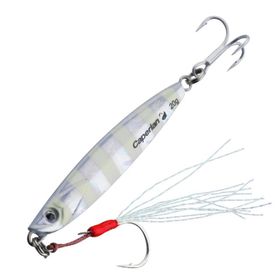 Caperlan Biastos Assist Beyaz Deniz Balıkçılığı Casting Jig Kaşık 20 gr Fosforlu Suni Yem