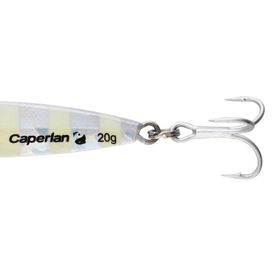 Caperlan Biastos Assist Beyaz Deniz Balıkçılığı Casting Jig Kaşık 20 gr Fosforlu Suni Yem