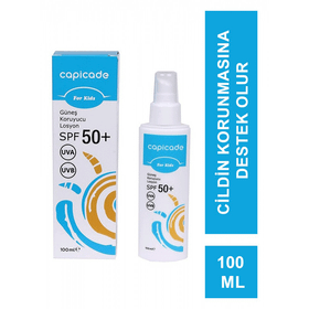 Capicade 100 ml Spf50+ Çocuklar İçin Güneş Koruyucu Losyon