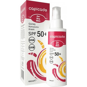 Capicade 100 ml Spf50+ Kuru Ciltler İçin Güneş Koruyucu Krem