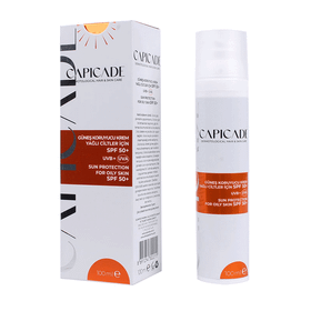 Capicade SPF50 100 ml Düzensiz Ve Yağlı Ciltler Güneş Koruyucu Krem