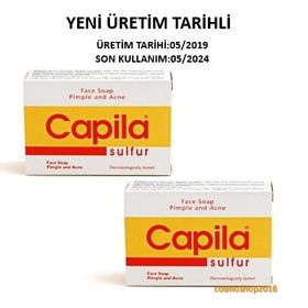 Capila 2 Kutu Sülfür Kükürtlü ve Katranlı Sabun