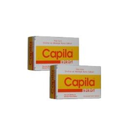 Capila 2 Kutu Sülfür Kükürtlü ve Katranlı Sabun