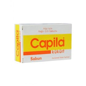 Capila 6 Kutu 90 gr Sülfür Kükürtlü ve Katranlı Sabun