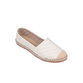 Capone 001 Beyaz Kadın Espadril Ayakkabı