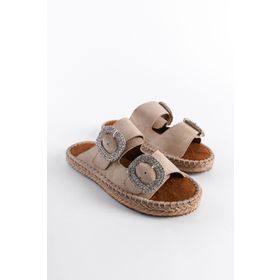 Capone Outfitters Britney Taşlı Kadın Espadril Terlik
