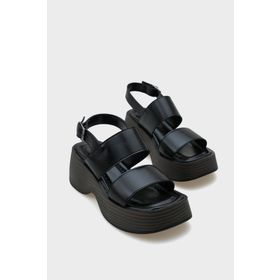 Capone Outfitters Dora Dolgu Topuklu Çift Bantlı Kadın Sandalet