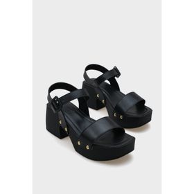 Capone Outfitters Dulce Küt Burunlu Tek Bant Platform Topuklu Kadın Sandalet