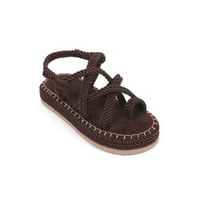 Capone Outfitters Eden Dolgu Topuk Ipli Kadın Sandalet