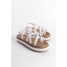 Capone Outfitters Eden Dolgu Topuk Ipli Kadın Sandalet
