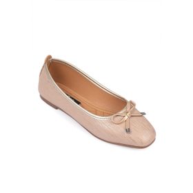 Capone Outfitters Hana Trend Altın Kadın Babet