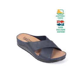 Capone Outfitters Ivory 107001 Çapraz Bant Konfor Anatomic Kadın Terlik