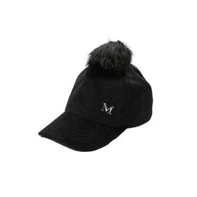 Cappello CAPMC202R001 Siyah Tüylü Düz Kadın Şapka