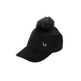 Cappello CAPMC202R001 Siyah Tüylü Düz Kadın Şapka
