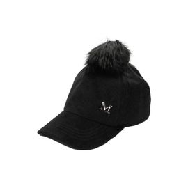 Cappello CAPMC202R001 Siyah Tüylü Düz Kadın Şapka