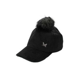 Cappello CAPMC202R001 Siyah Tüylü Düz Kadın Şapka