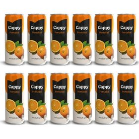 Cappy 330 ml Bahçe Portakallı Kutu İçecek (12 adet)