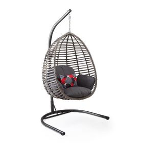 Capri Swing Tekli Gümbet Gri Salıncak