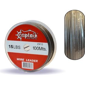Captain 100 mt Steel Wire Leader 10 lbs Çelik Tel