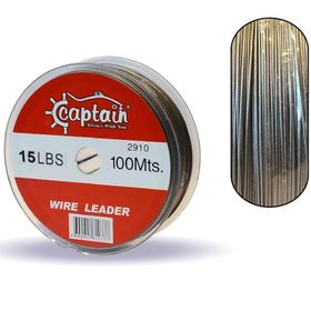 Captain 100 mt Steel Wire Leader 10 lbs Çelik Tel
