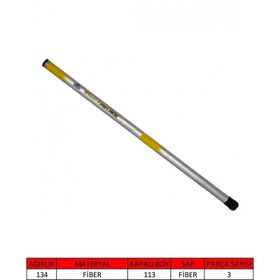 Captain 1071 600 cm First Ring Pole Bilezikli Göl Kamışı
